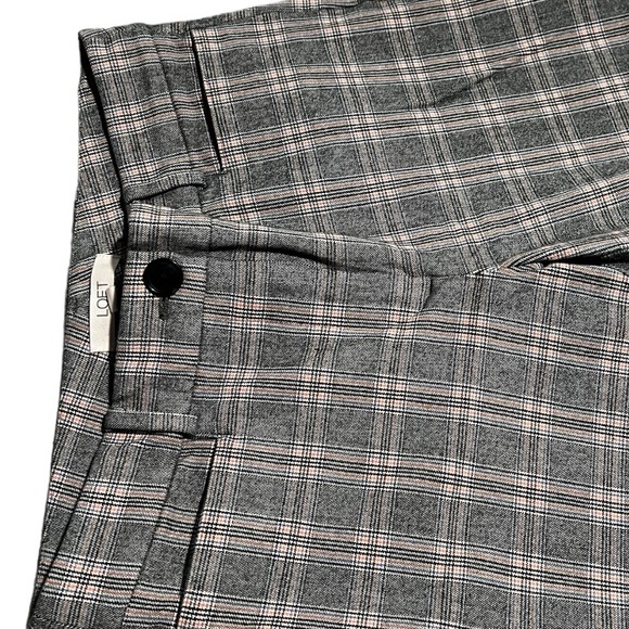 LOFT Skinny Plaid Pant - Picture 3 of 11